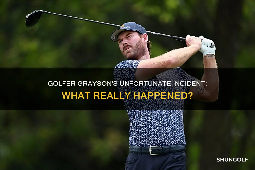 what happened to the golfer grayson