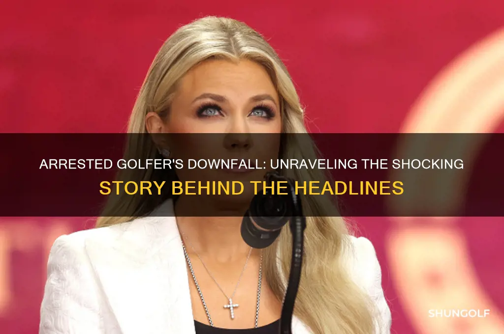 what happened to the golfer that got arrested