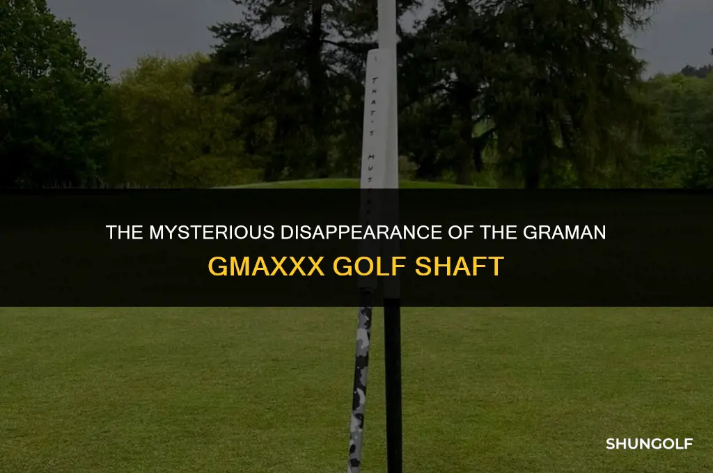what happened to the graman gmaxxx golf shaft