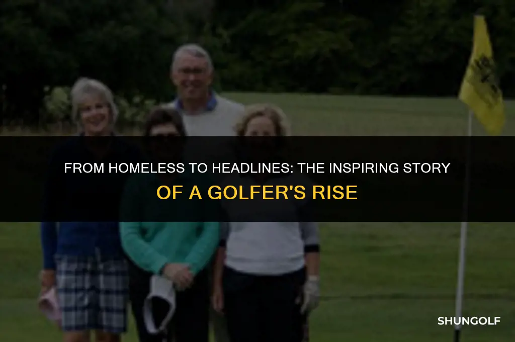 what happened to the homeless golfer on the golf channel