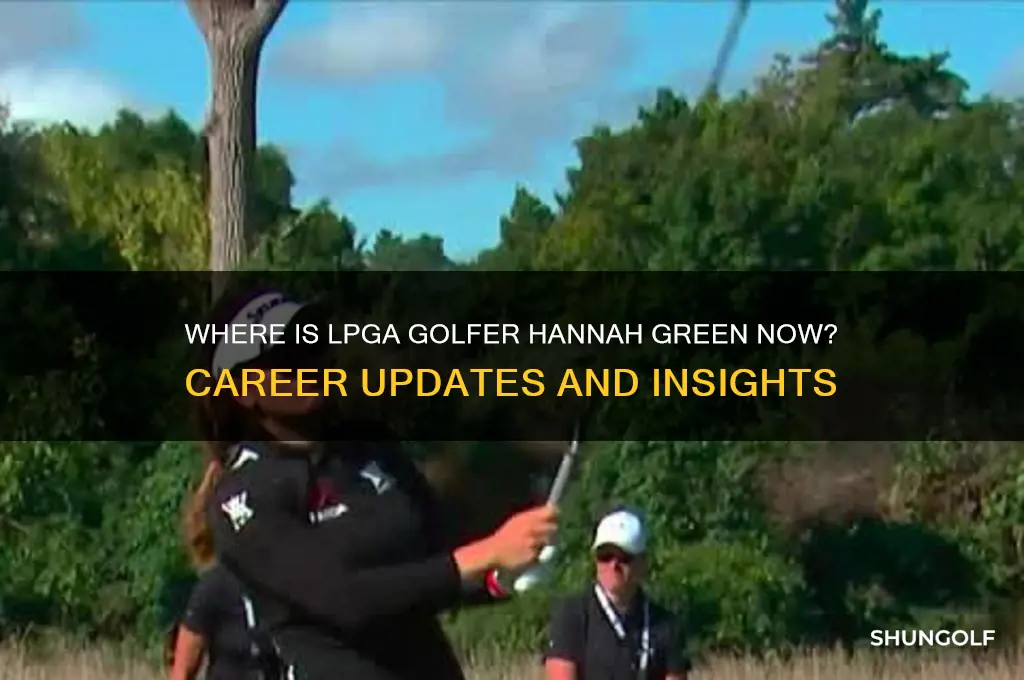 what happened to the lpga golfer last name green
