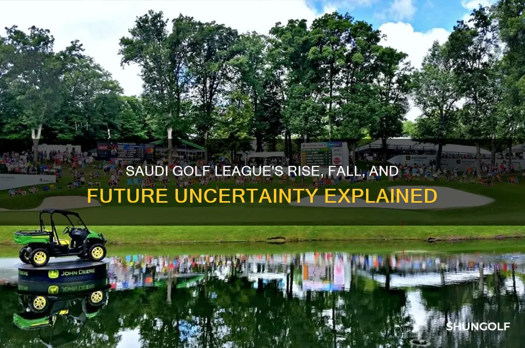 what happened to the saudi golf league