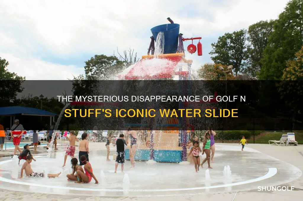 what happened to the water slide at golf n stuff