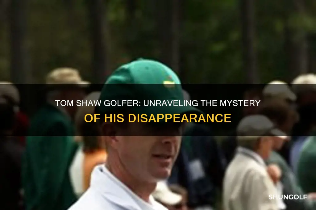 what happened to tom shaw golfer