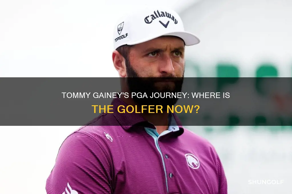 what happened to tommy gainey pga golfer