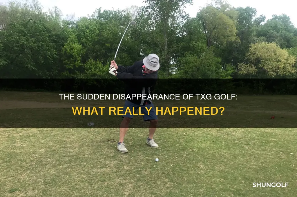 what happened to txg golf