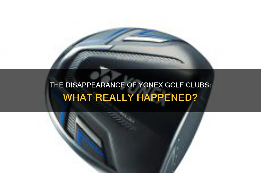 what happened to yonex golf clubs