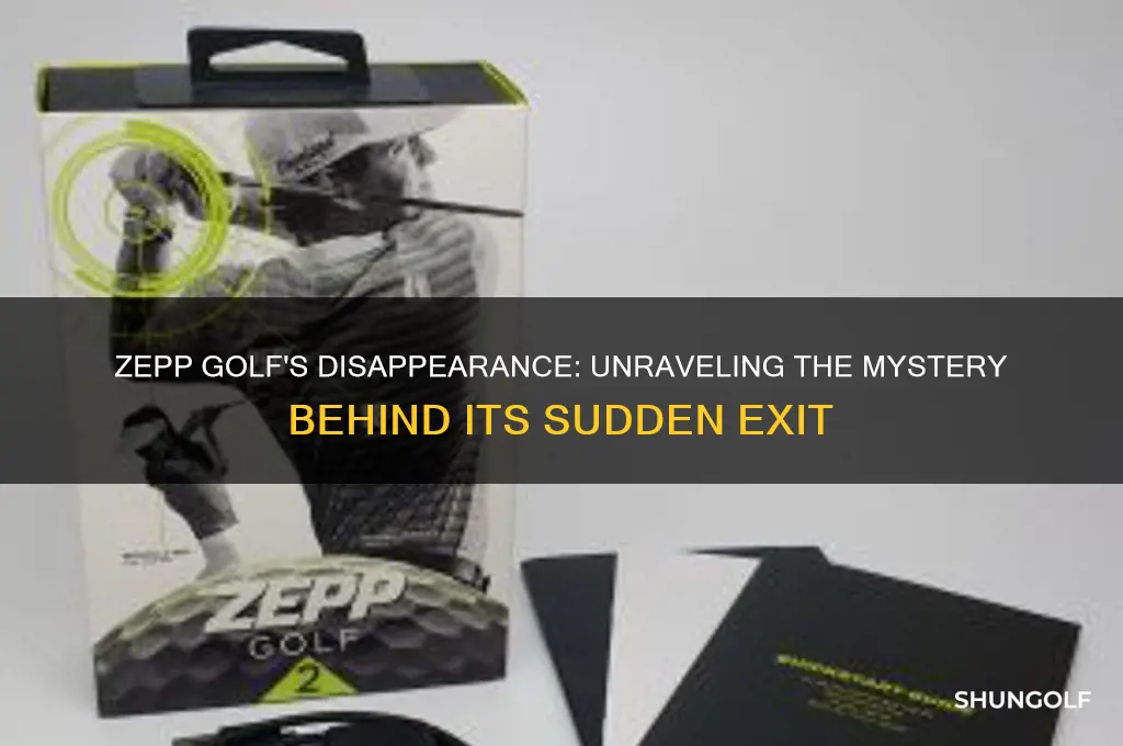 what happened to zepp golf