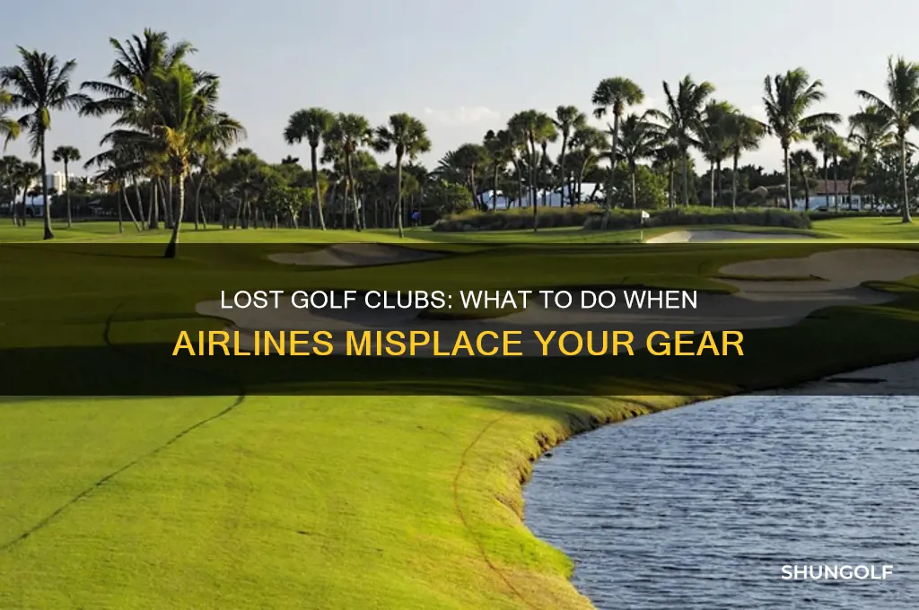 what happens if airline loses golf clubs