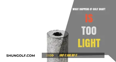 Exploring the Effects of a Too-Light Golf Shaft on Your Game
