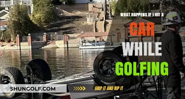 Golf Course Mishaps: Consequences of Hitting a Car During Your Game