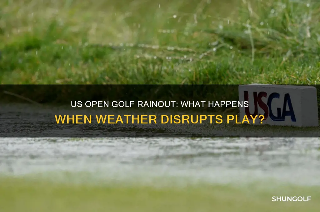 what happens if us open golf is rained out