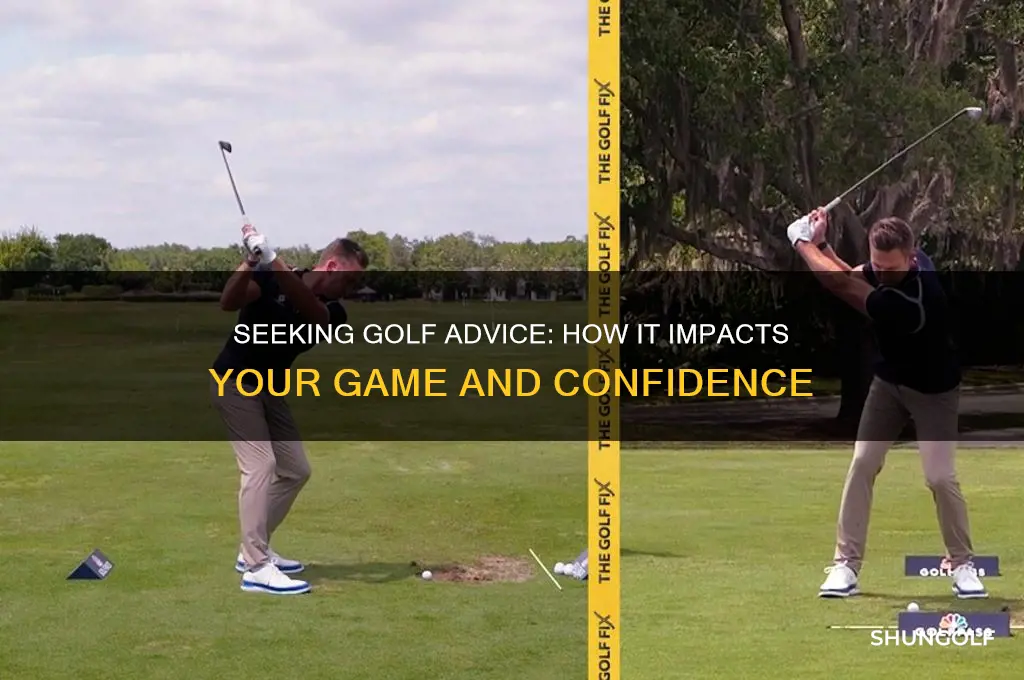 what happens if you ask for advice in golf