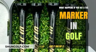 Tee Marker Mishaps: Consequences of Hitting One in Golf