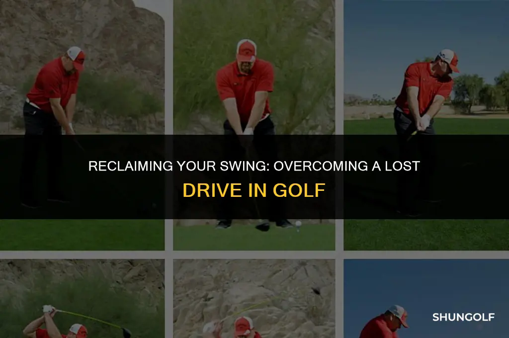 what happens if you lose your drive in golf
