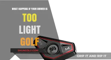 Consequences of Using a Driver That's Too Light in Golf