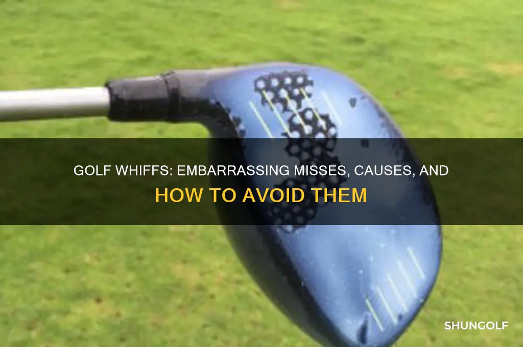 what happens when a golf whiff