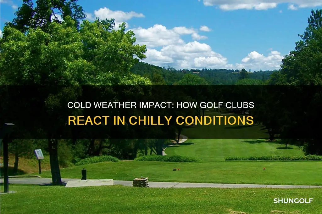 what happens when golf clubs are in a cold invironment