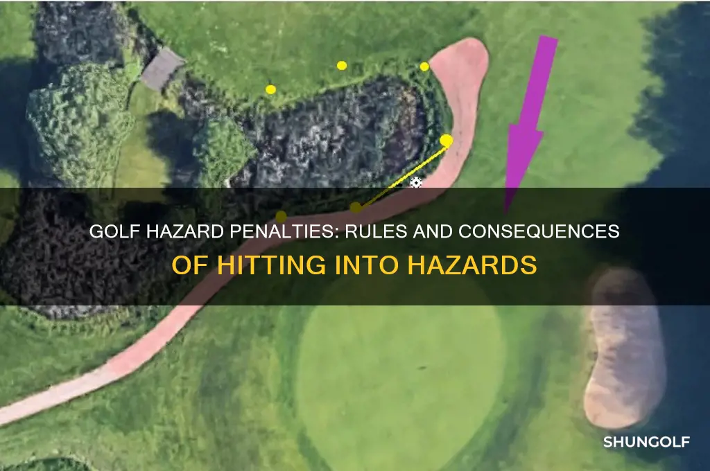 what happens when i hit into a hazard golf