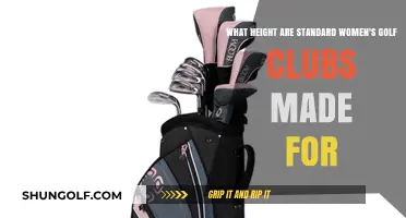 Standard Women's Golf Clubs: Ideal Height for Optimal Performance