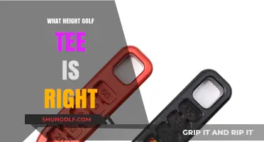 Choosing the Right Golf Tee Height: A Comprehensive Guide