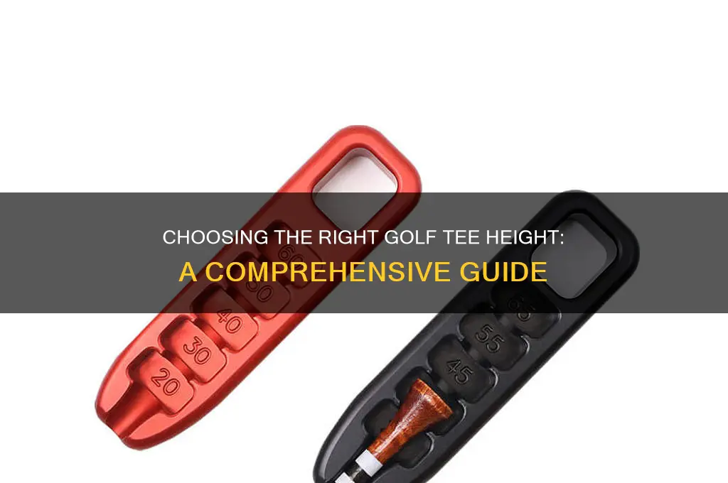 what height golf tee is right