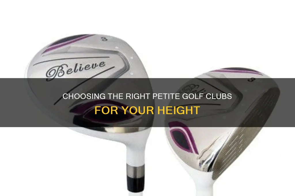 what height should girl buy petite golf clubs