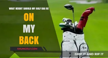 Optimal Golf Bag Height: Comfort and Performance on the Course