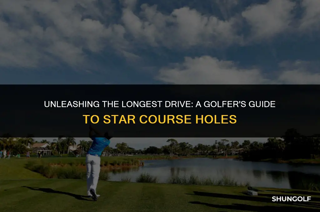 what hole on golf star gives you the longest drive