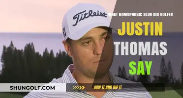 Justin Thomas' Homophobic Slur: Unveiling the Controversial On-Course Remark