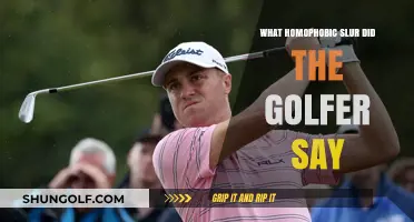 Golfer's Homophobic Slur Sparks Outrage: What Was Said and Why It Matters