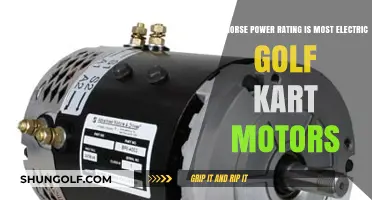 Electric Golf Kart Motors: Understanding Common Horsepower Ratings
