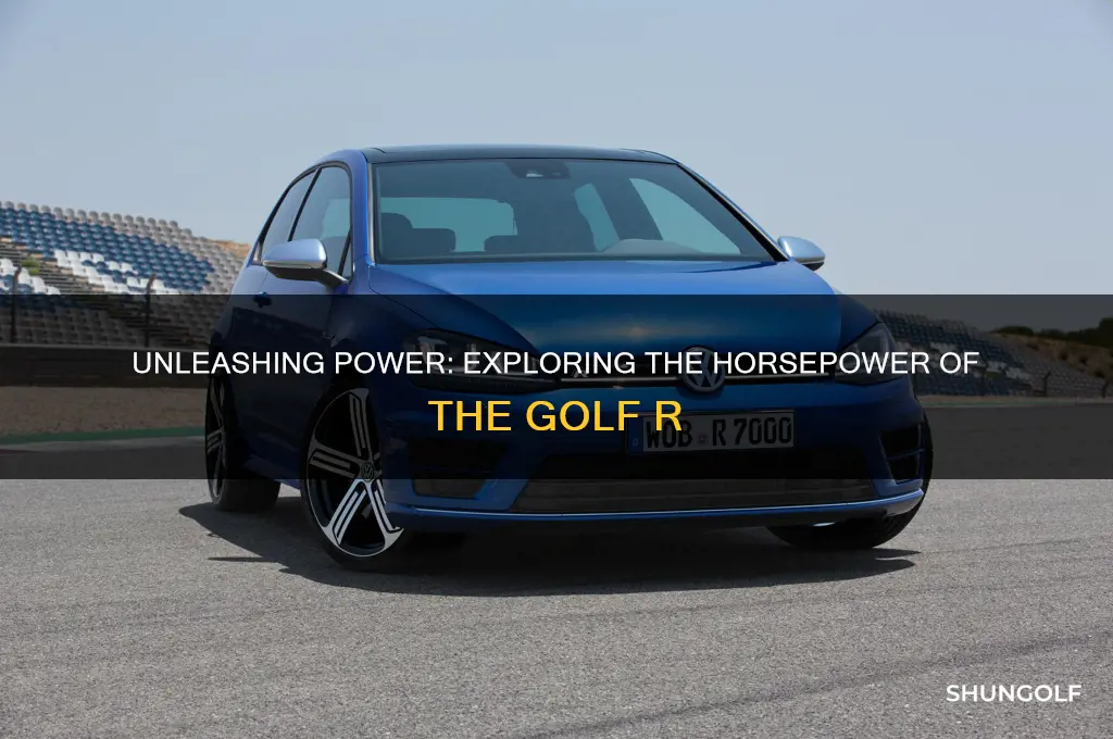 what horsepower is a golf r