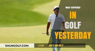 Yesterday's Golf Highlights: Surprises, Victories, and Key Moments Recap