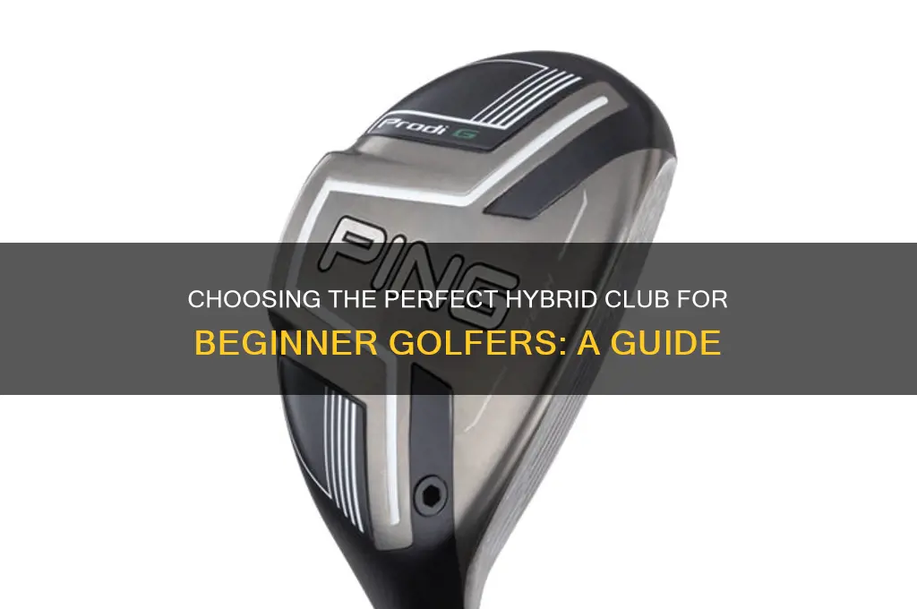 what hybrid club to get for a beginner golf