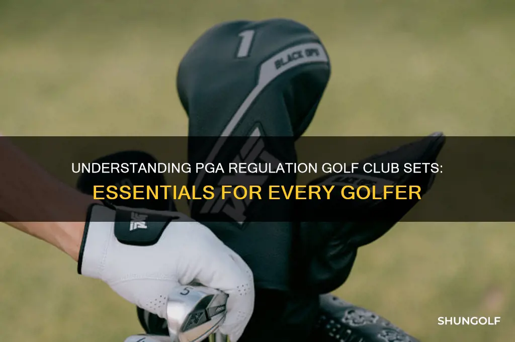 what id a pga regulation golf club set