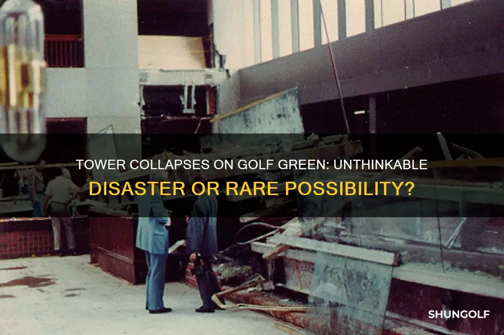what if a tower falls on the green golf