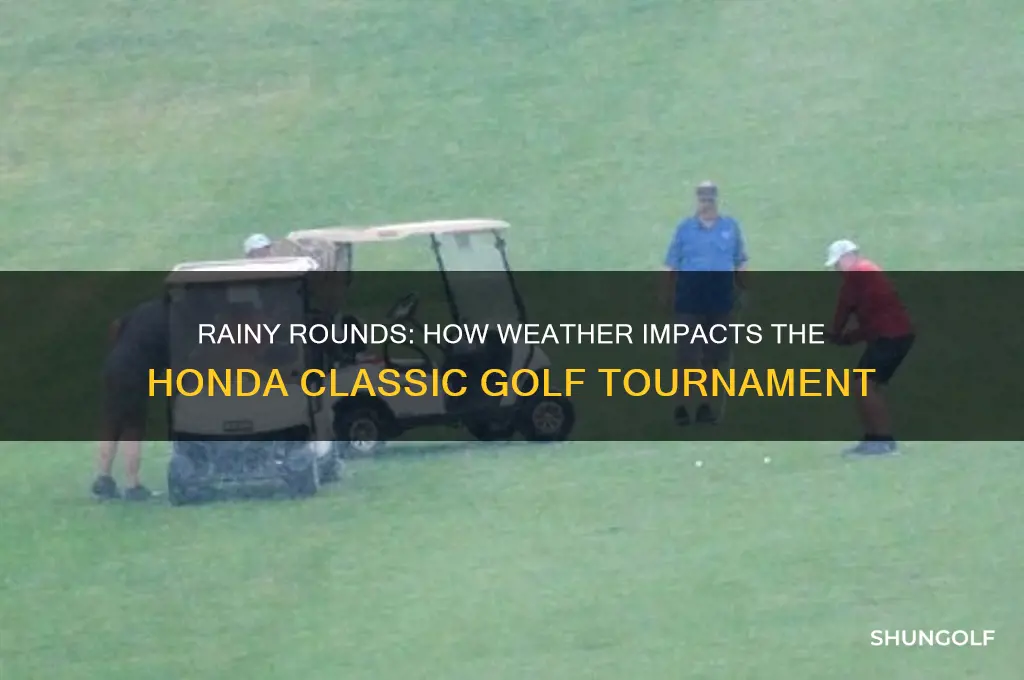 what if it rains for honda classic golf