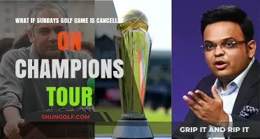 Sunday Golf Game Cancellation: Champions Tour Players' Unexpected Day Off