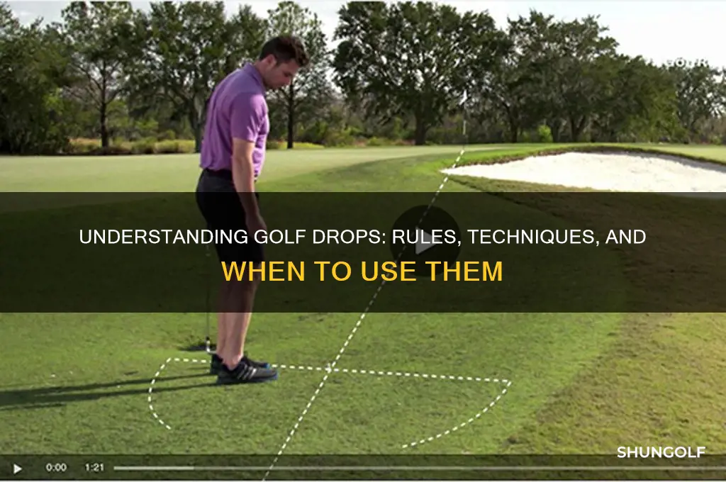 what iis a golf drop