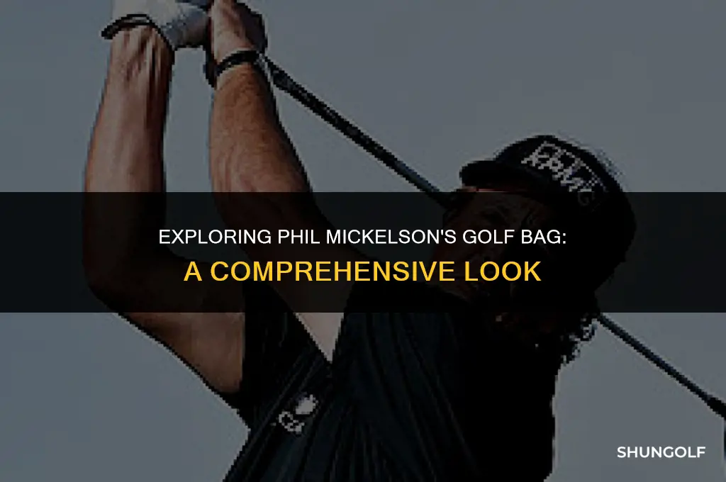 what in the golf bag phil mickelson