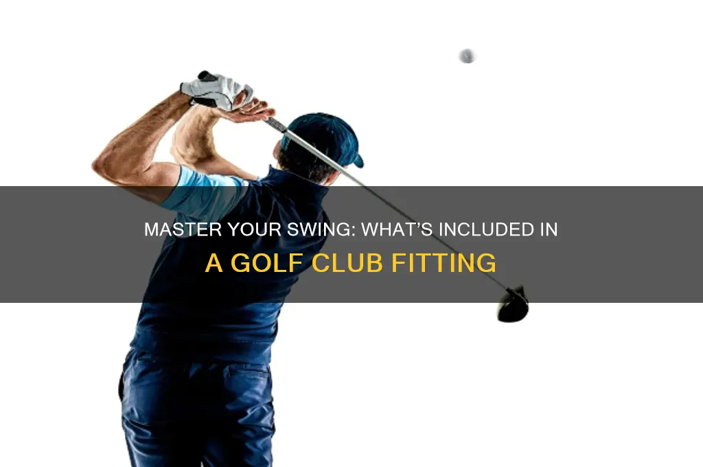 what included golf club fitting