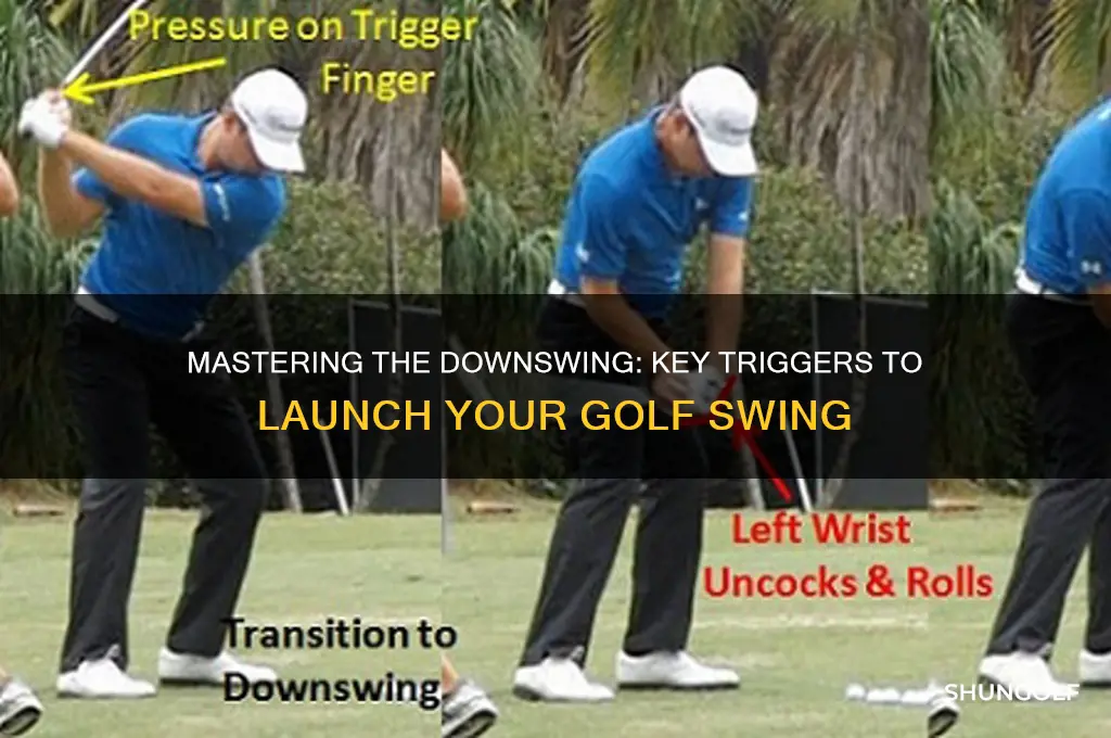 what initiates the downswing in golf