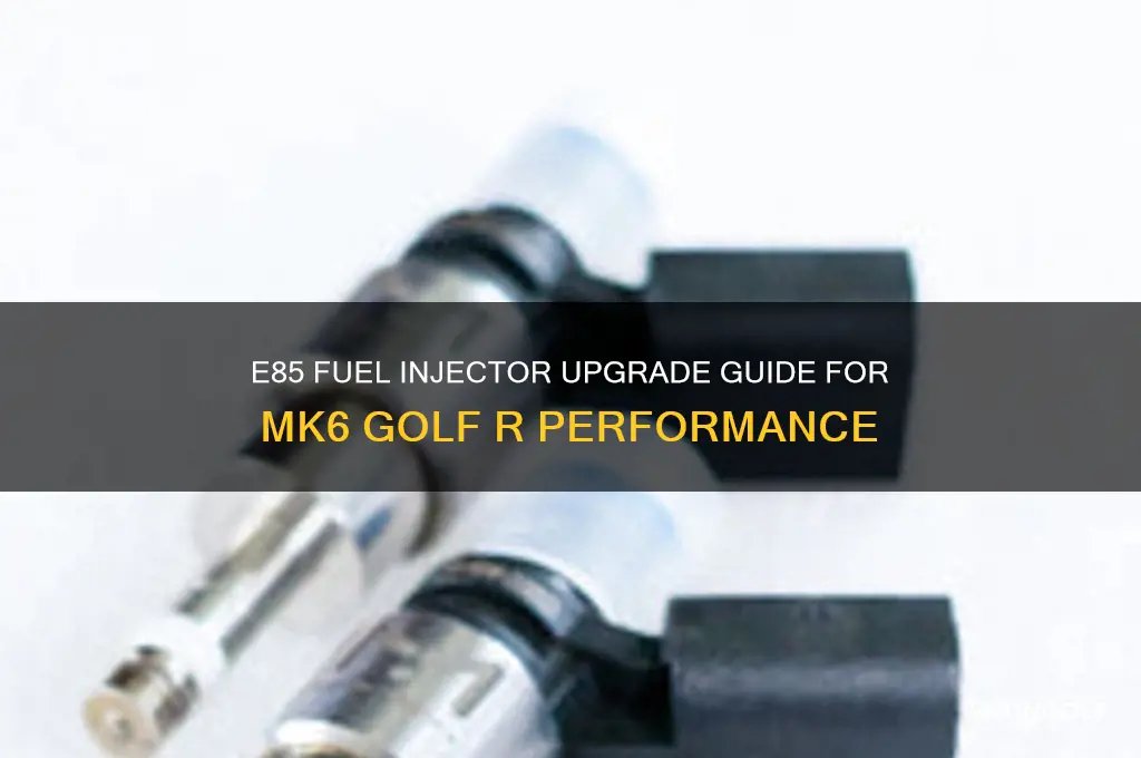 what injecotrs do i need for e85 mk6 golf r
