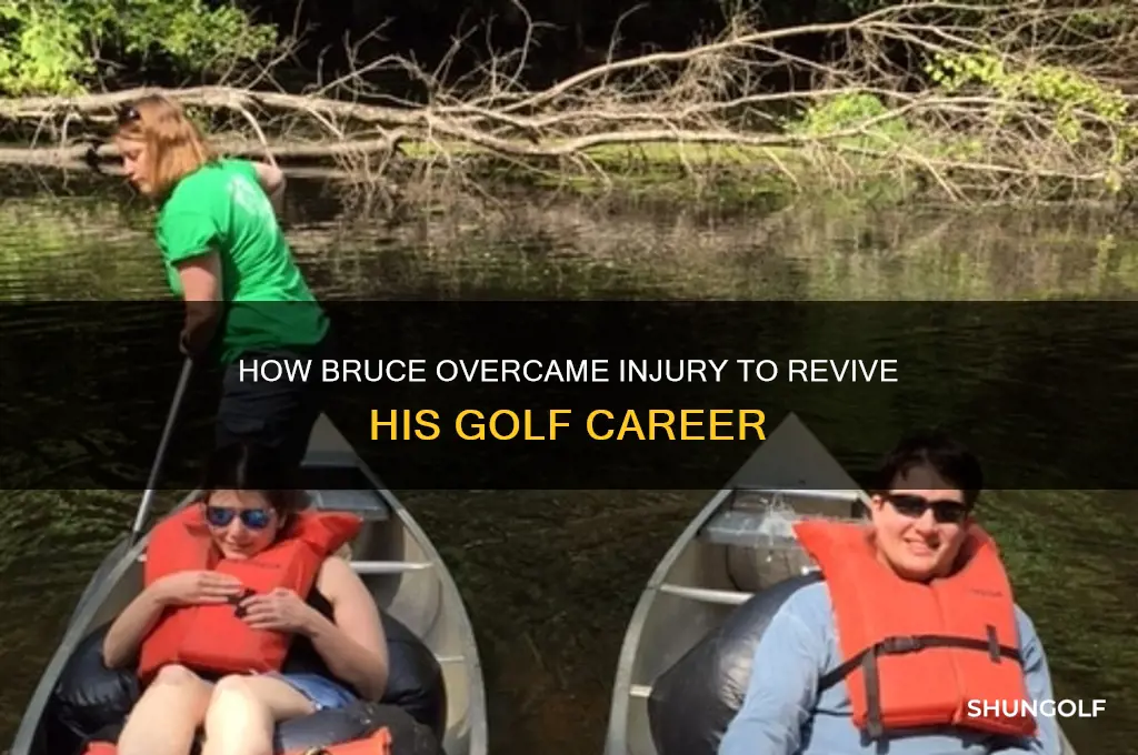 what injury-interrupted bruce kept his golf career