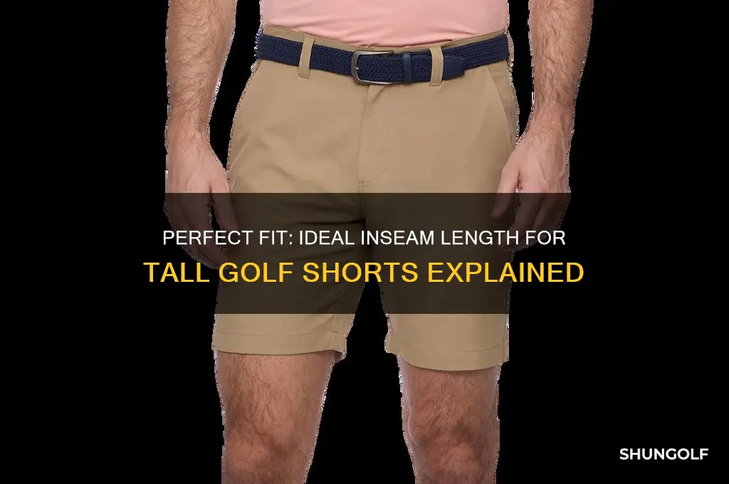 what inseam length is for tall golf shorts