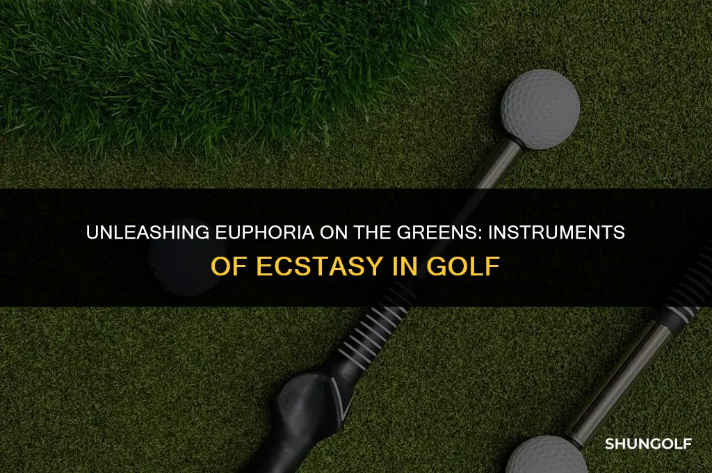 what instruments are used in ectasy for golf