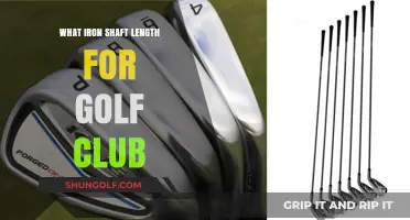 Choosing the Right Iron Shaft Length for Your Golf Club