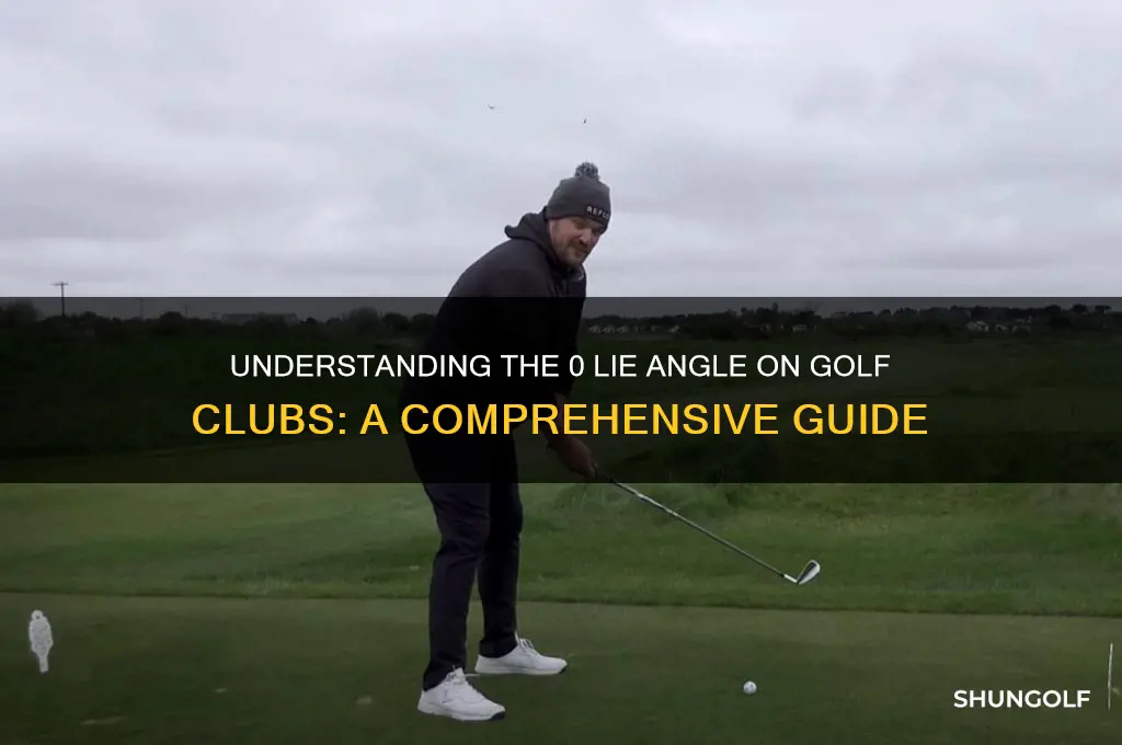 what is 0 lie on a golf club