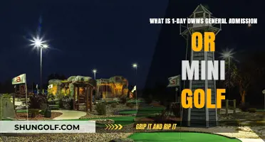 Exploring 1-Day DWWs: General Admission vs. Mini Golf Fun